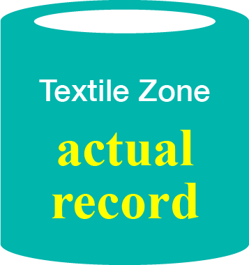 Textile Zone actual record
